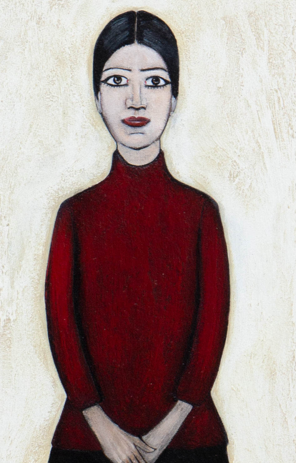 Full Portrait Of Ann (Red)