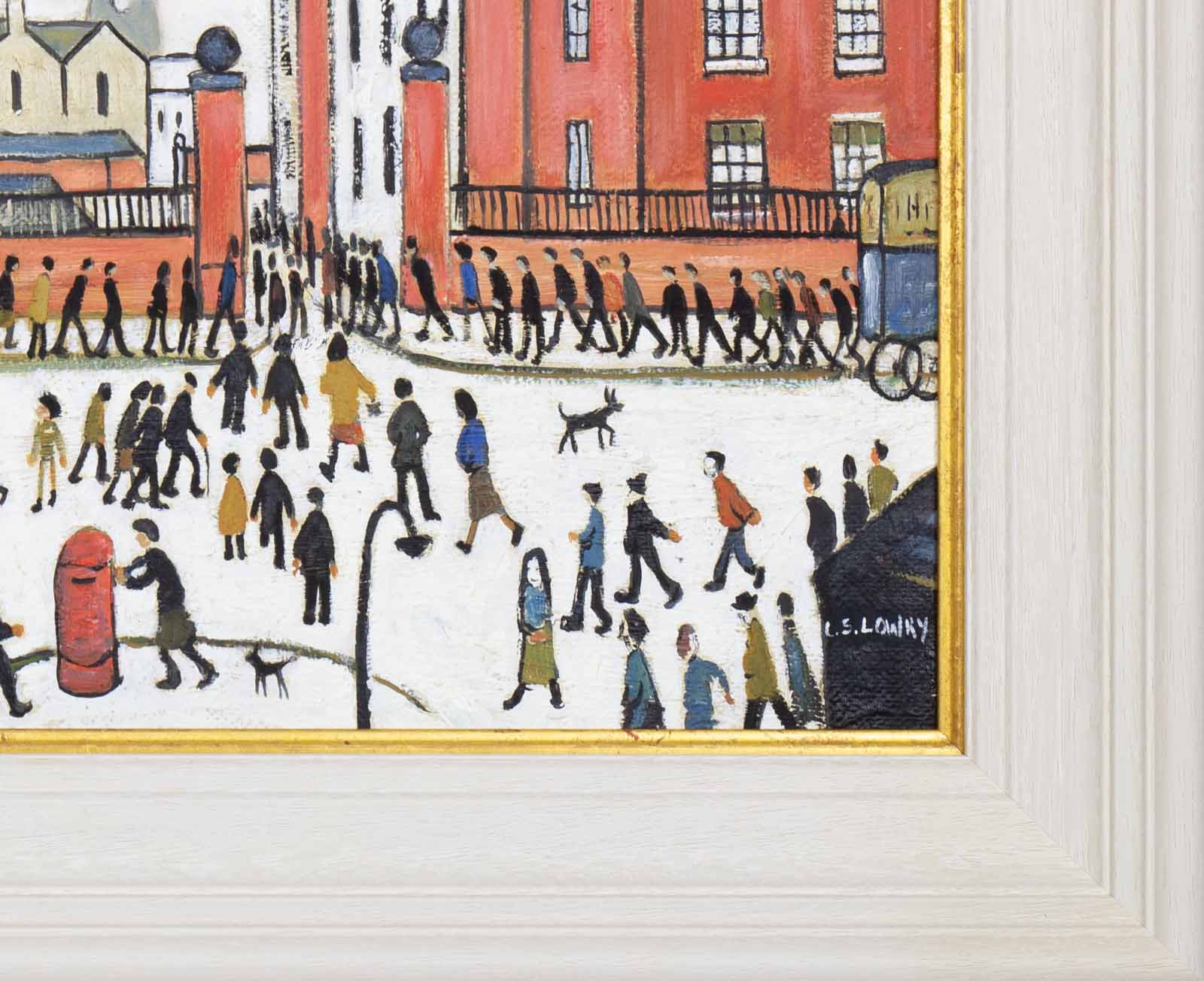 The Rush Hour after L.S.Lowry