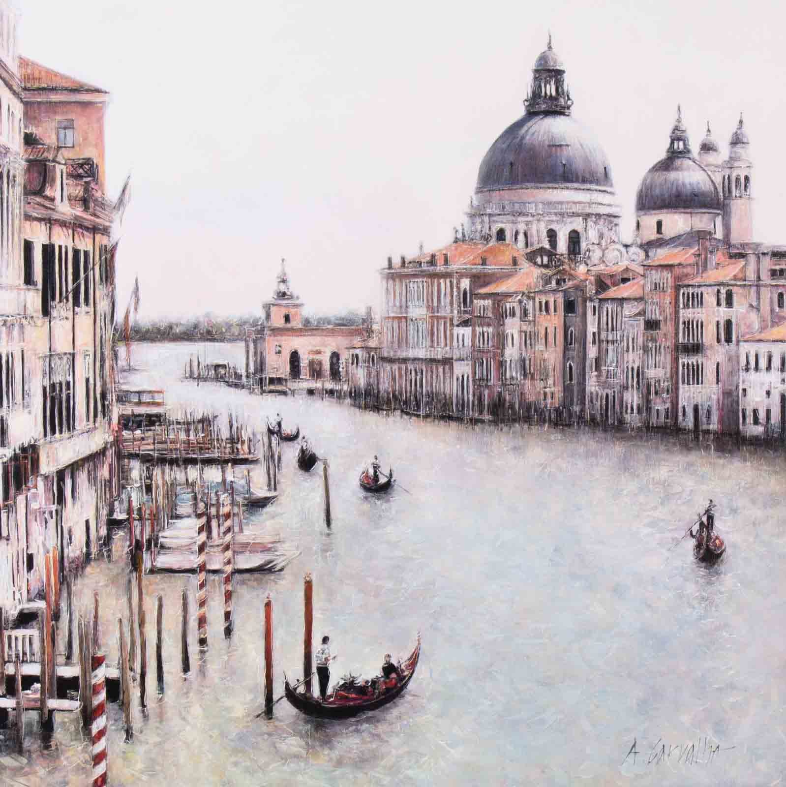 Gondoliers, Grand Canal