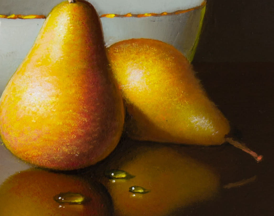 Two Pears And Bowl