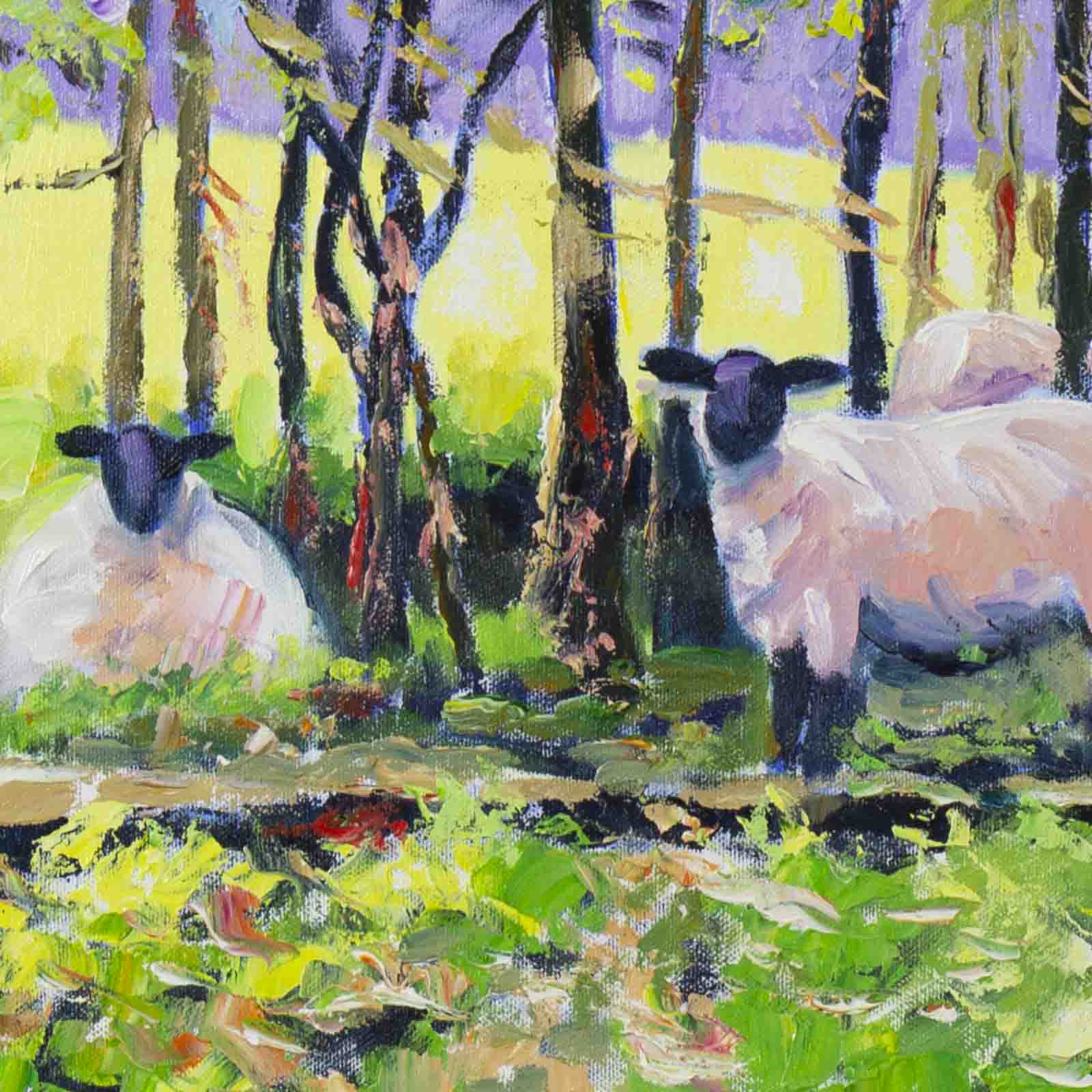 Sheep In The Glade