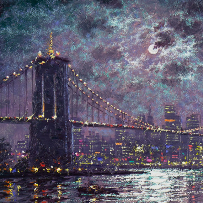Moonlight Sparkle Across Brooklyn