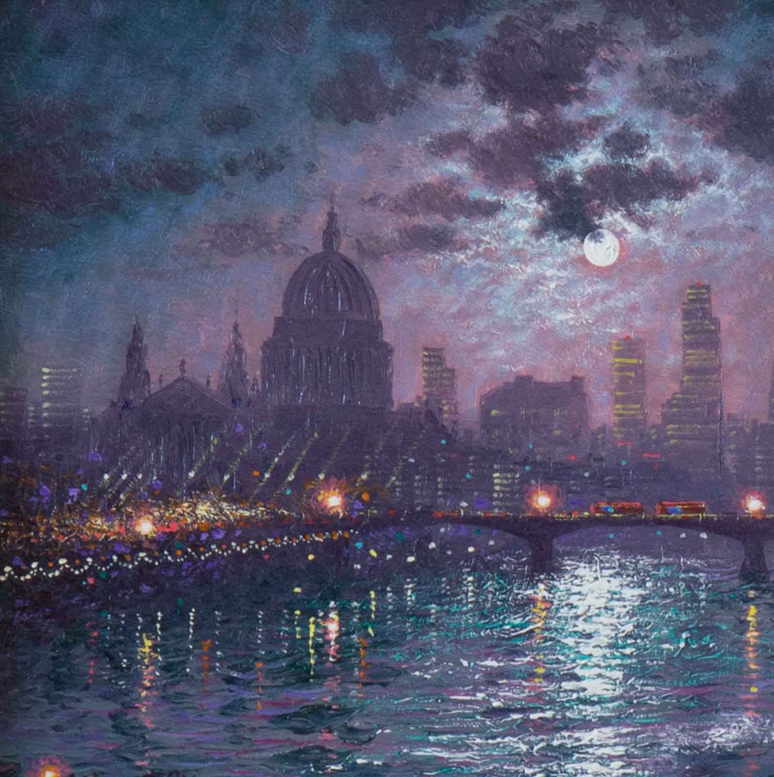 The Thames By Moonlight