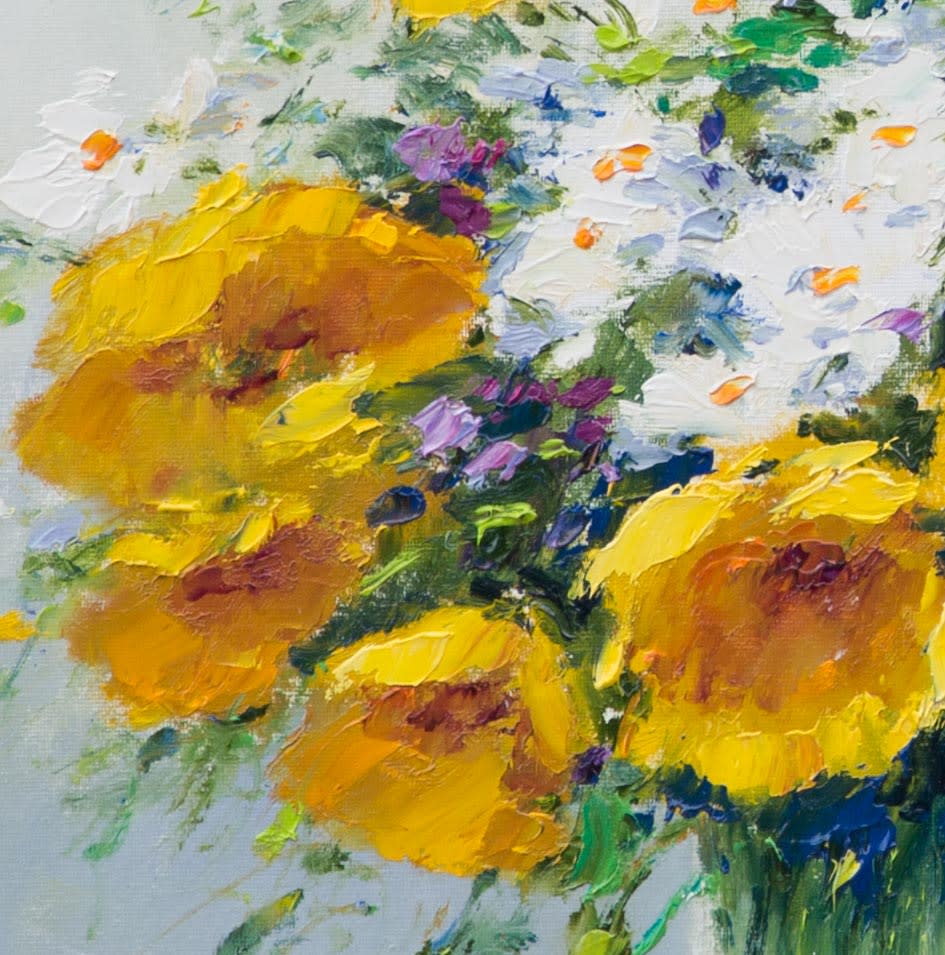 Bouquet of Yellows and Whites