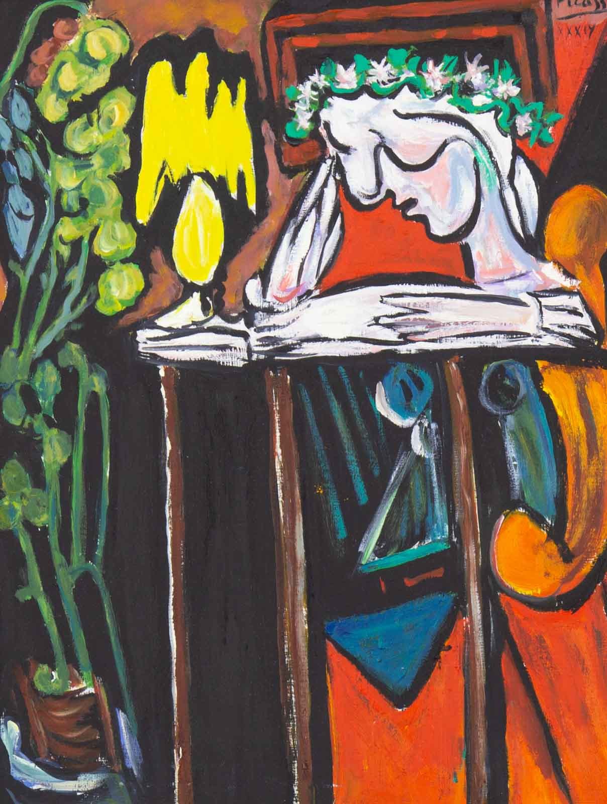 Marie-Therese Reading after Picasso