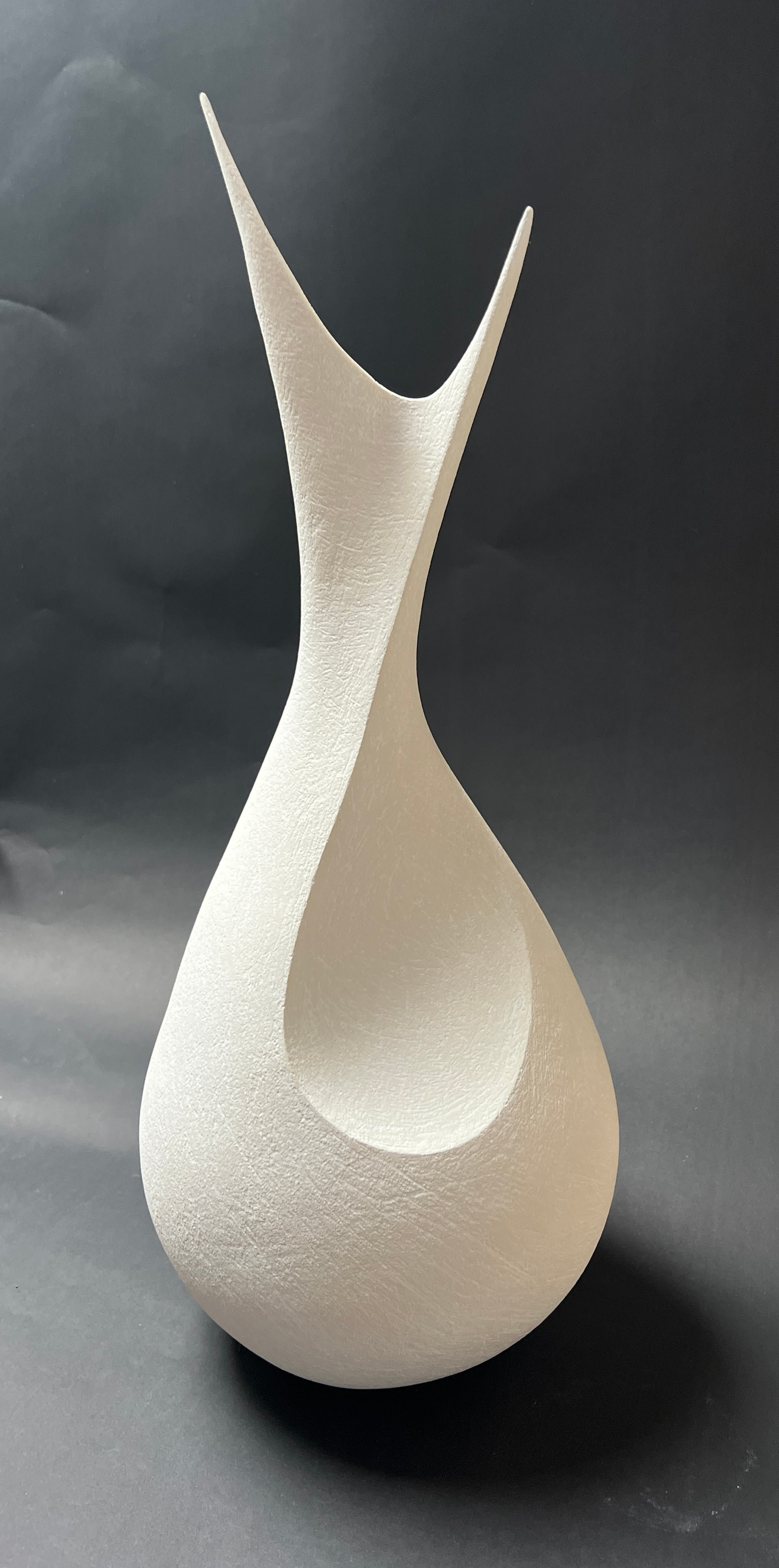 Mitch Pilkington, White Double Point Sculpture, 2024 Contemporary