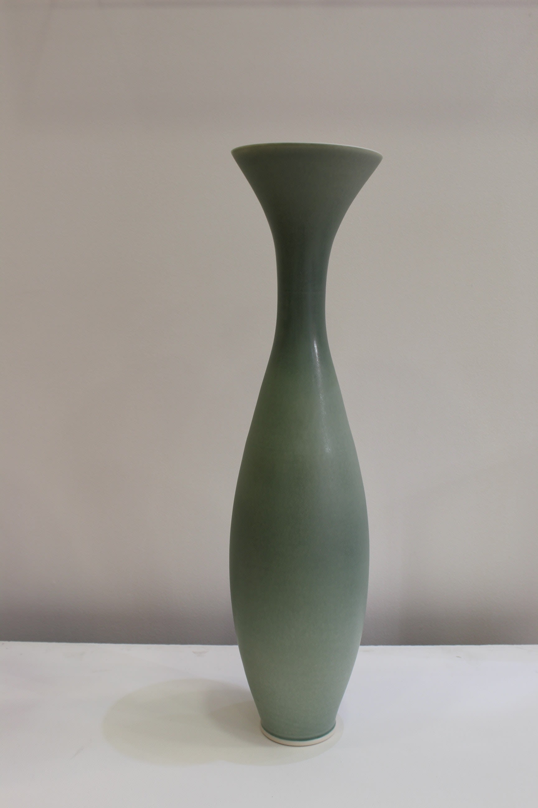 Anna Silverton, Fine porcelain slim vase, 2022 Contemporary Applied Arts