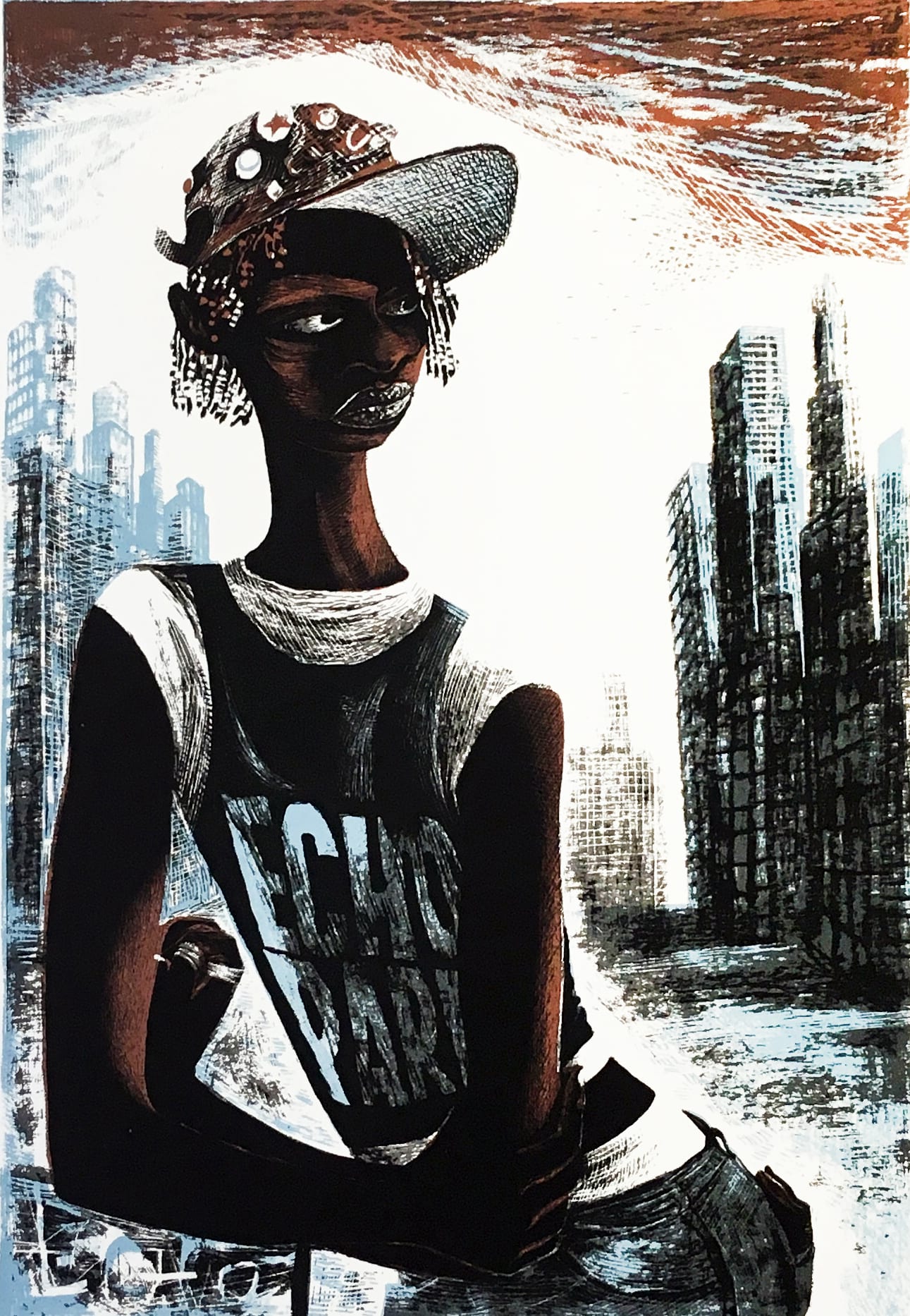 John Byrne, Downtown shop.glasgowprintstudio.co.uk