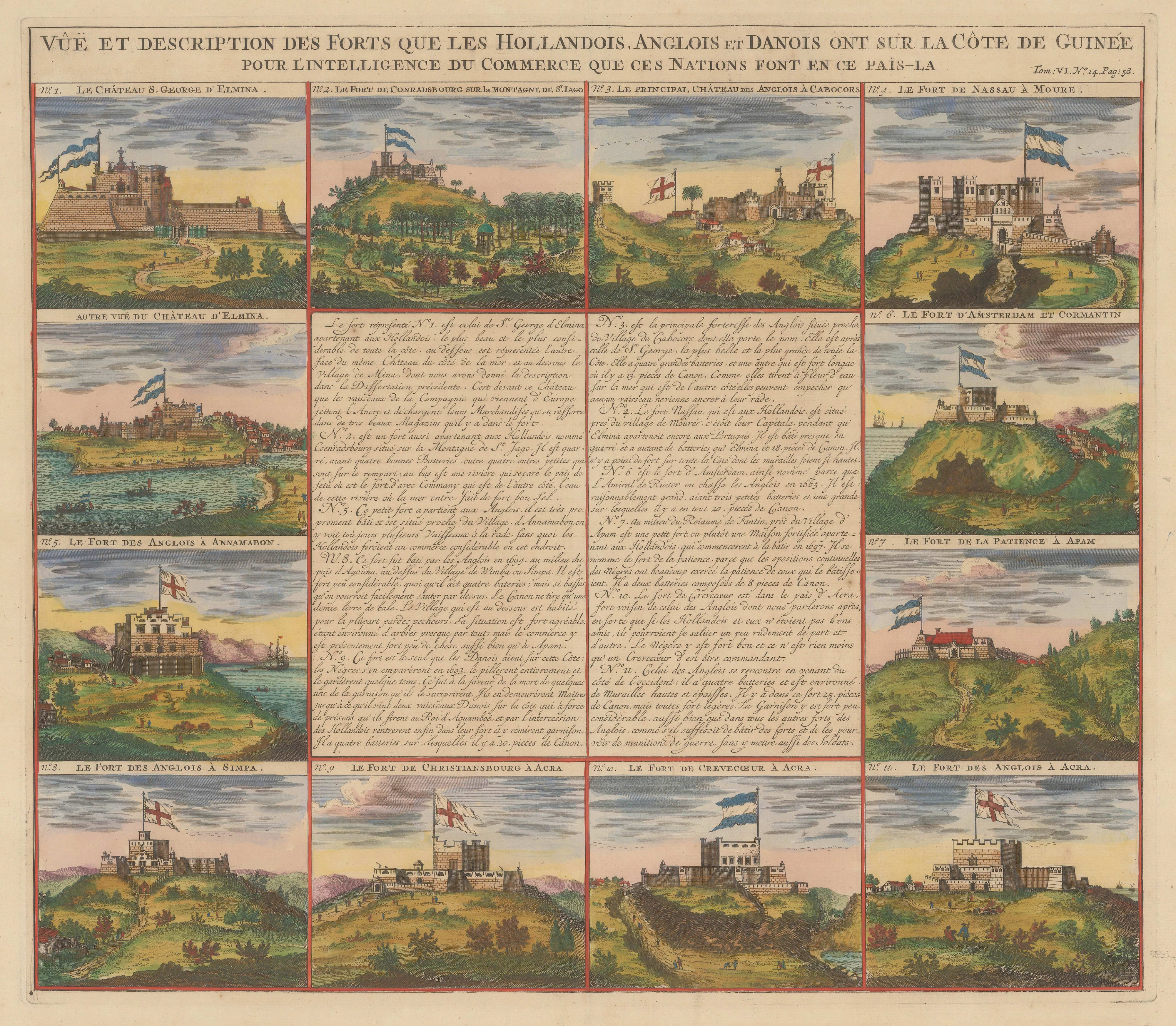Henri Chatelain, Congo - Dutch, English and Danish Forts, 1719 | The ...