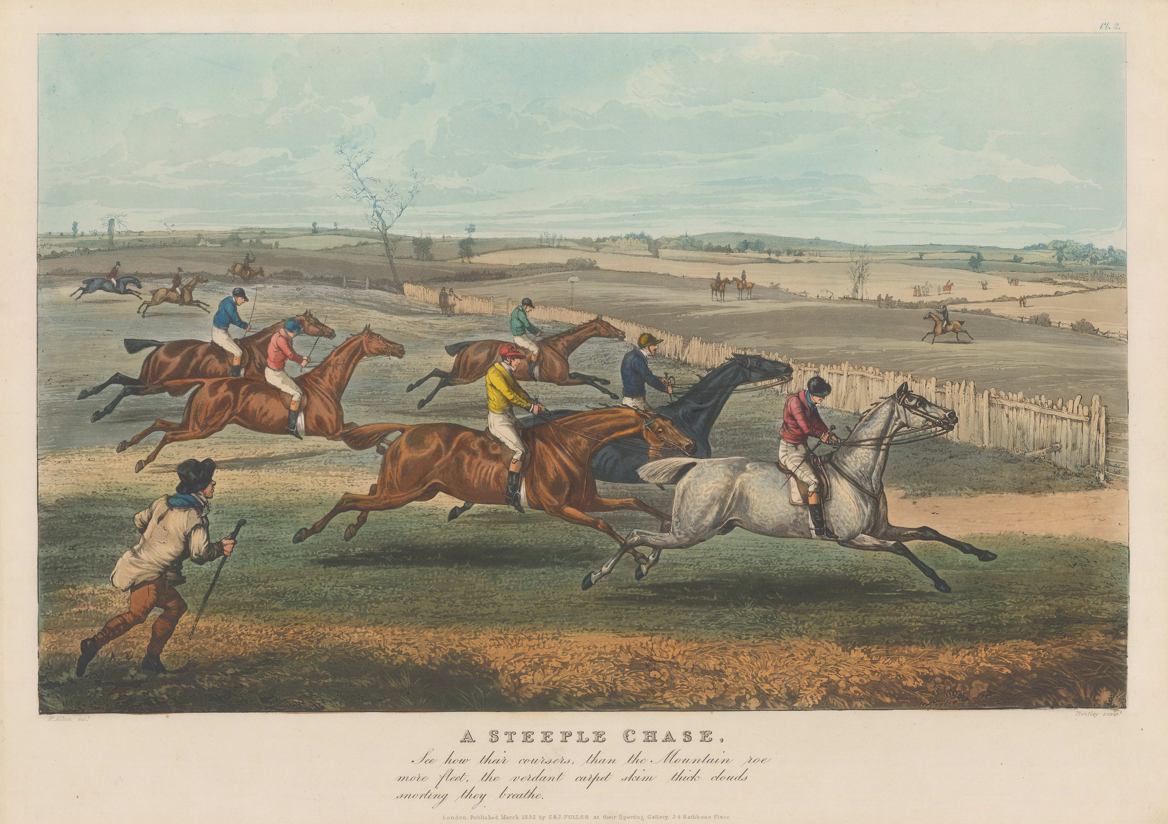 Henry Thomas Alken Horse Racing Steeplechase 1832 The Map House henry-thomas-alken-horse-racing-steeplechase-1832-the-map-house