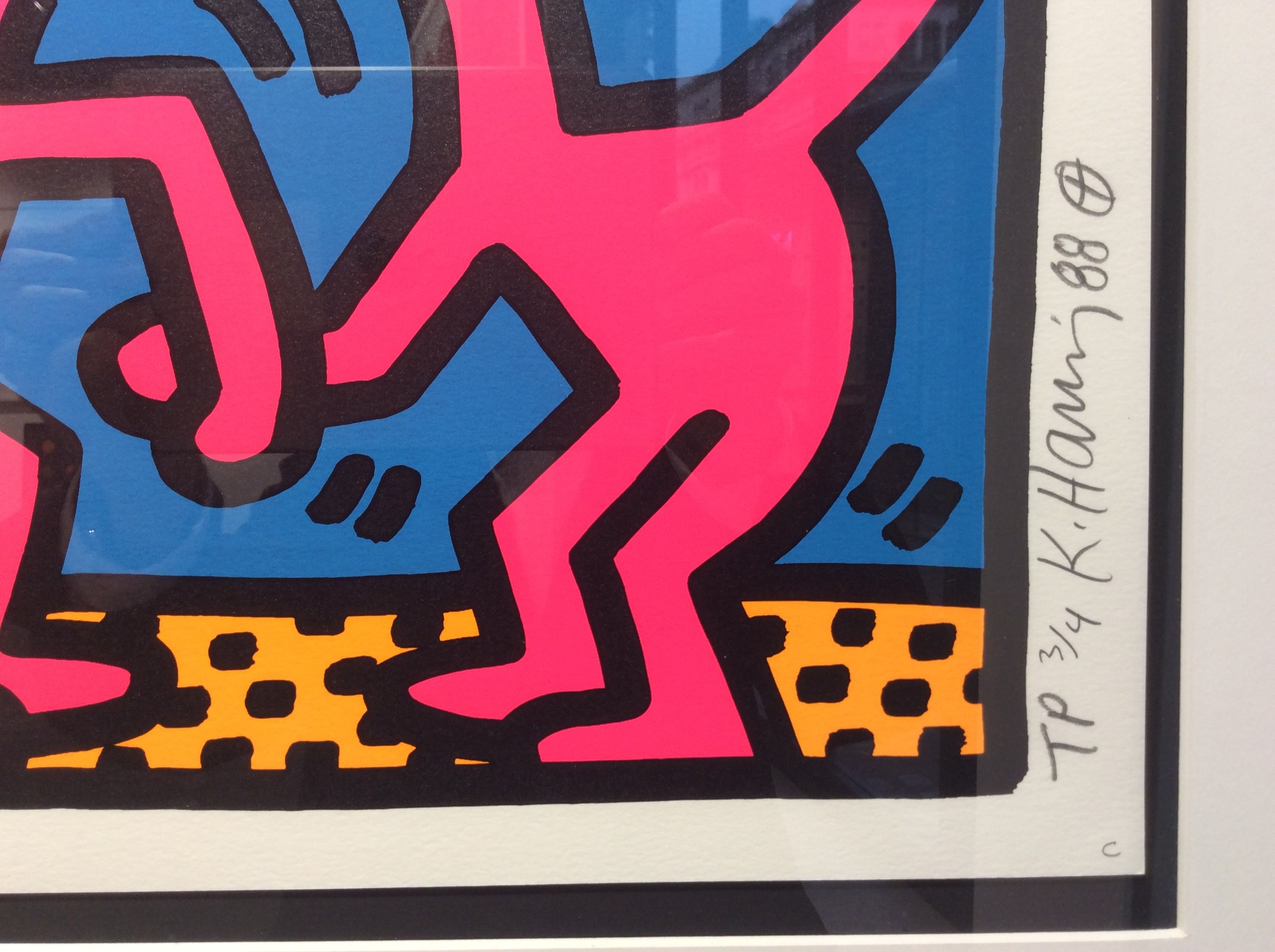 Keith Haring, Pop Shop Quad II (numbered Trial Proof) *SOLD*, 1988 ...