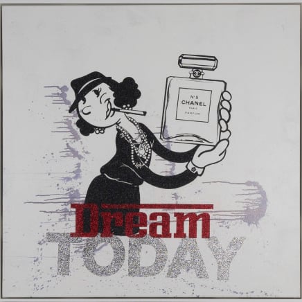 Coco x Olive Oyl Chanel Dream in White, 2019