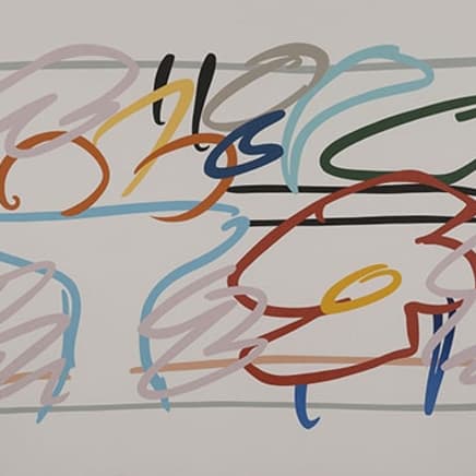 Fast Sketch Still Life with Abstract , 1989