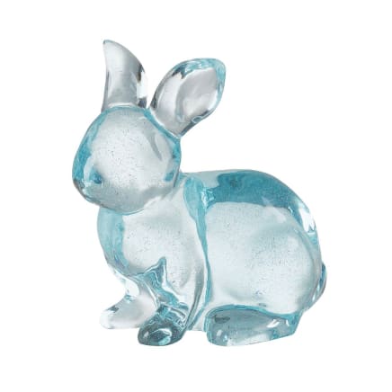 Rabbit (Aqua with Sparkles)