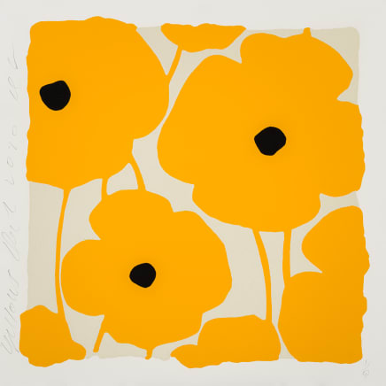 Three Poppies (Yellows), 2020