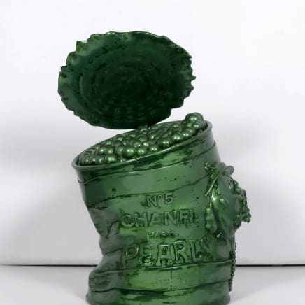 Olive Chanel Pearl Can (Patina Green), 2022