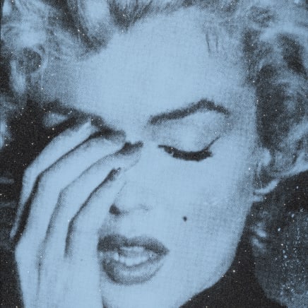 Russell Young - Marilyn Crying Diamond (Sunset Blue)