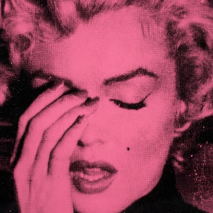 Marilyn Crying Diamond (Hollywood Pink), 2024