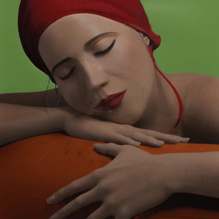 Carole A. Feuerman - Serena with Cap (Green)