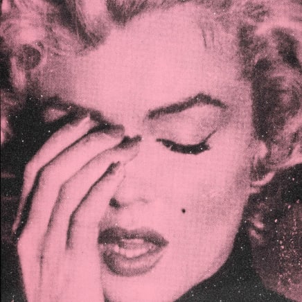 Marilyn Crying Diamond (Hollywood Pink), 2024