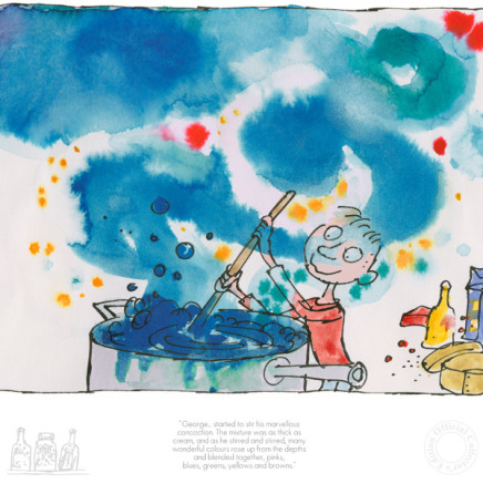 Quentin Blake/Roald Dahl - NEW - George started to stir his marvellous concoction