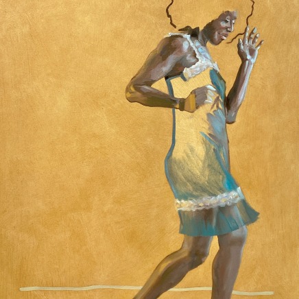Yvonne East, Yearned to be Free (marigold), 2025