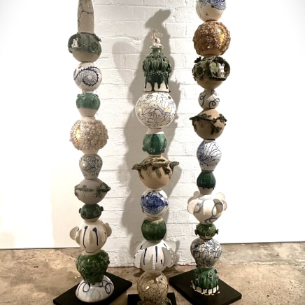 Gabby Malpas, I will not love you long times totems, 2025