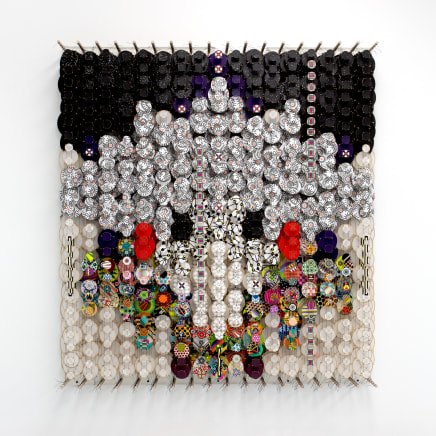 Jacob Hashimoto - I Am the Memory of Gravity, Quickly Erased, 2024