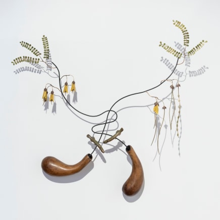 Bing Dawe - Sharing the Dry - Mudfish under Branches Kōwhai, 2025