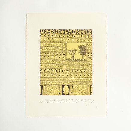 John Pule, (Collaboration with Gregory O'Brien) Time and Tide Table - 'Days of Sail and Barkcloth, Whalesong and Footfall on...