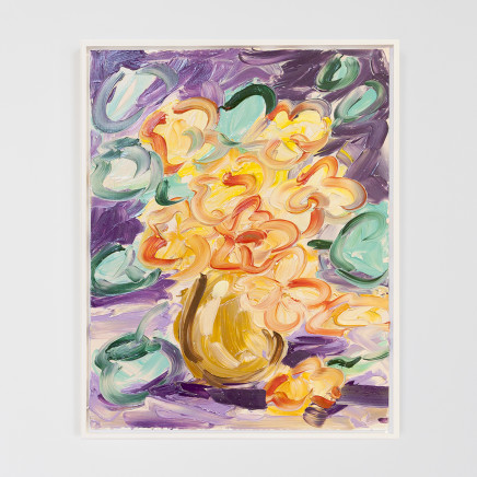 Kirstin Carlin, Nasturtiums (one), 2017