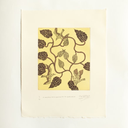 John Pule - (Collaboration with Gregory O'Brien) A Ring-Road and a Garland for the Island Nation, 2023