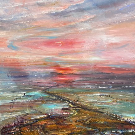 Iwan Gwyn Parry - Holyhead Bay, Crimson Sunset I