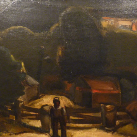 Josef Herman 1911 - 2000 - Village Street in Wales, 1949