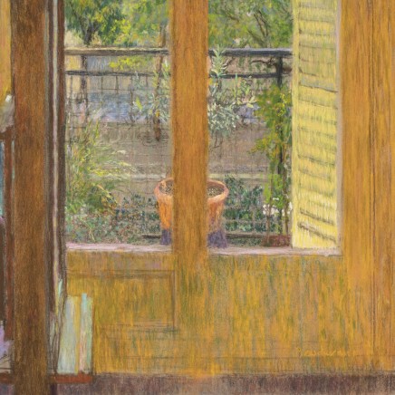 Martin Basdevant, Paysage à l'atelier, La Villette, 2021