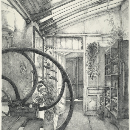 Érik Desmazières, L'Atelier René Tazé ( II ), 1980