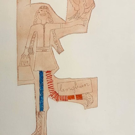 Anna Metz, Série Abécédaire - L comme Langbeen (Longue-jambe), 2019
