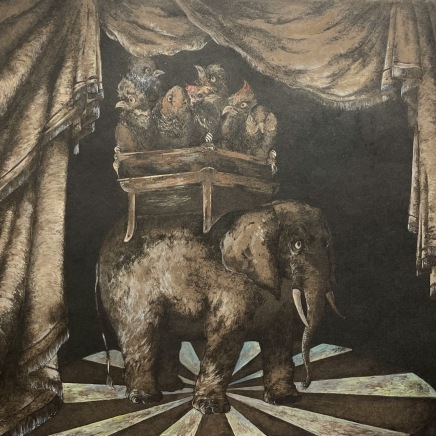 Marjan Seyedin, L'Odyssée de l'éléphant II, 2024