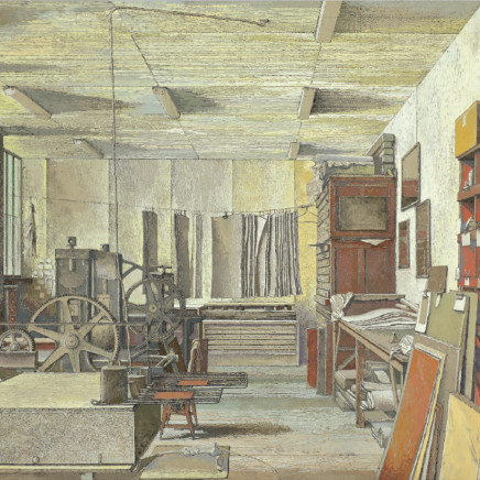 Érik Desmazières, Atelier René Tazé, villa du Lavoir (épreuve rehaussée), 2018