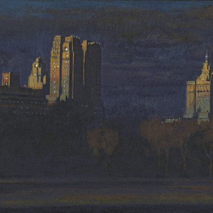 Jean-Baptiste Sécheret, série "Central Park, soir" #4, 2008-2020