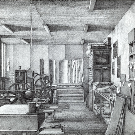 Érik Desmazières, Atelier René Tazé, villa du Lavoir, 2019