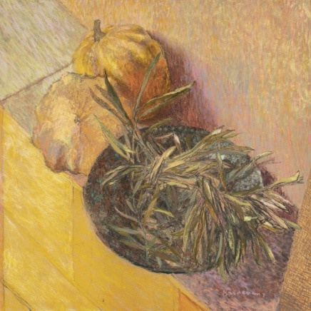 Martin Basdevant, Fruits et branches d'olivier, 2023