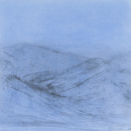 Farhad Ostovani, Montagne en bleu (#4), 2019