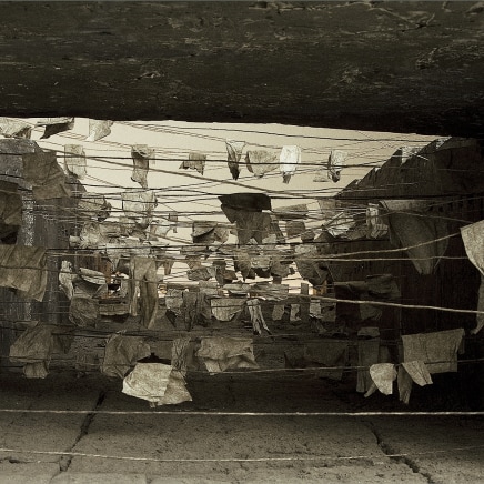 Édith Dufaux, Rue basse au linge pleine, 2014