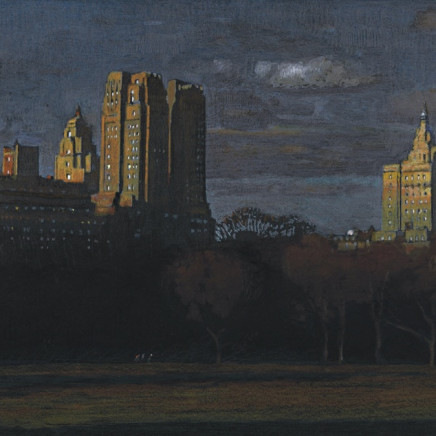 Jean-Baptiste Sécheret, série "Central Park, soir" #5, 2008-2020