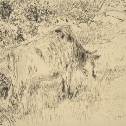Martin Basdevant, Vache au pommier, 2020