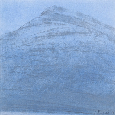 Farhad Ostovani, Montagne en bleu (#2), 2019