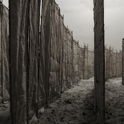 Édith Dufaux, Couloirs de paravents 1, 2015