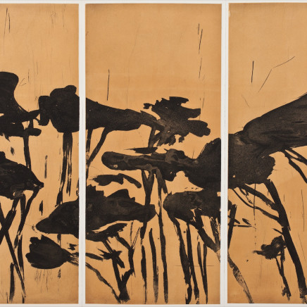 Astrid de La Forest, Triptyque (Pins parasols), 2014