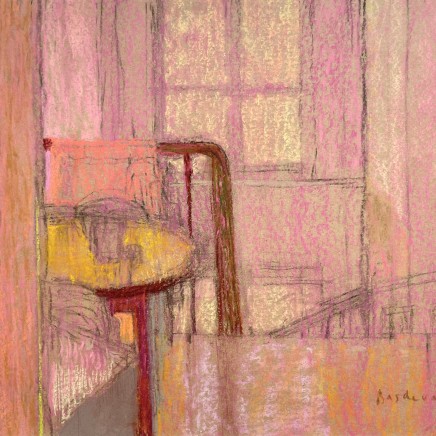 Martin Basdevant, La Vilette, escalier rose, 2025
